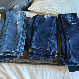 Stylish Distressed Denim Jeans Bundle